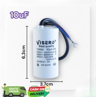 KAPASITOR POMPA AIR 10 UF / KAPASITOR BULAT 10 UF / KAPASITOR POMPA AIR / KAPASITOR 10UF
