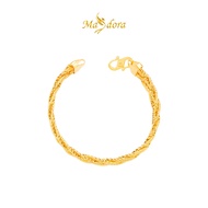 MASDORA 916 Gold Bangle Gelang Tangan Emas - Braided Cavo Twist (EMAS 916/22K)