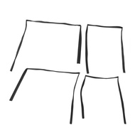 toltw Window Moulding Weatherstrip 68152‐60011 Rubber Door Belt Strips Replacement for Toyota Land C