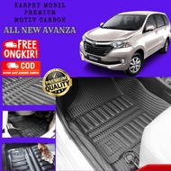 2012-2019 Premium 5D Carbon Avanza Car Floor Carpet