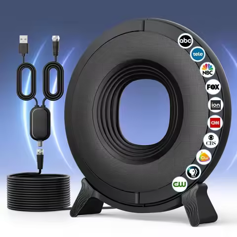 VUELVE HD Digital TV Antenna for DVB-T2 360° Reception Long Range Signal Watch Free Local Channels T