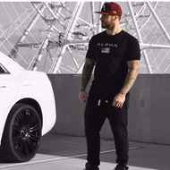 Fitness-Muscle Brothers Gymshark Fashion Sports Trousers Sportsman Fitness Running Slim-Fit Casual T