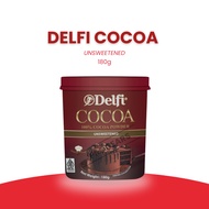 Delfi Limited Unsweetened Natural Cocoa Powder 100% Pure Cocoa 180g for Baking & Beverages