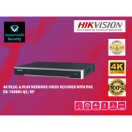 HIKVISION 8CH NVR DS-7608NI-Q1/8P PLUG & PLAY Series (LATEST MODEL)