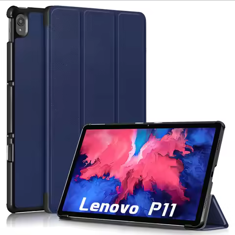 For Lenovo Tab P11 Pad 11 11" TB-J606F J606F J606 TB-J606 Tablet Case Custer Fold Stand Bracket Flip