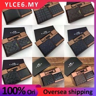 COACH F74064 F74929 F74586 F22534 F74974 F75371 black brown bule men short wallet purses 74064 74929