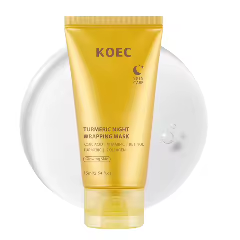 Korean Collagen Night Wrapping Peel-off Mask Turmeric VC Collagen Tear Facial Mask Moisturizing and