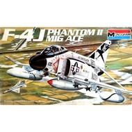 Monogram 1/48 Scale Aircraft Assembly Model Kit F-4J PHANTOM II MIG ACE