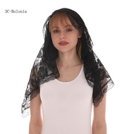 BO Spanish Style Lace Veil for Solemn Mass Visit Vatican Confirmation and Baptism