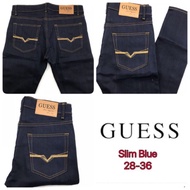 seluar jeans lelaki ⭕MCO SALES⭕ Guess Jeans Slimfit Dark Blue