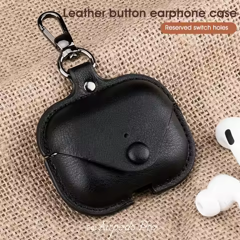 Leather PU Case For AirPods 3 2 1 Pro Case For Apple Airpods 3 3rd 2021 air pods pro Headphone Coque