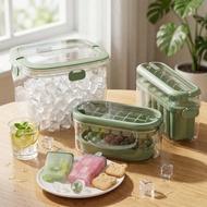 Press Ice Cube Mold Ice Tray Ice Box Household Storage Frozen Ice Cube Model Refrigerator Ice Storag