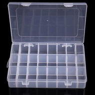 SQUARE Adjustable Grid Box 24 Slots Jewelry Storage Box - J24D