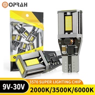 Oprah 2pcs T15 W16W LED Bulb 3570 3SMD Car LED Bulb Replacement Bulb Parking Light Reversing Light T