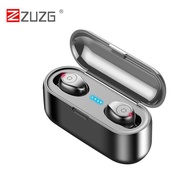 ZUZG Wireless Earphone Bluetooth V5.0 TWS Wireless Bluetooth Headphone LED Display Headset With Micr