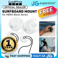 GoPro Surfboard Mount with 2 Waterproof Sticky Mounts for HERO 12 / 11 / 11 Mini / 10 BLACK