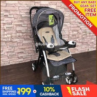 Local Stock、Spot goods✈Apruva SD-22 Aller Reversible Handle Deluxe Stroller for Baby Grey