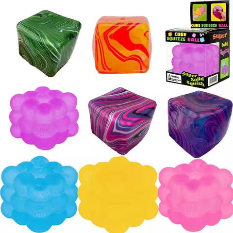 Hot Sale Schylling Cube Fidget Cube Stress Relief Anxiety Sensory Tool for Focus ADHD & Office Desk 