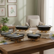Black ceramic buffet ceramic buffet set/ luxury buffet/ luxury ceramic buffet/