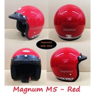 Helmet Magnum M5 L Big Size ( Red ) SGV MHR KHI BELL MS88