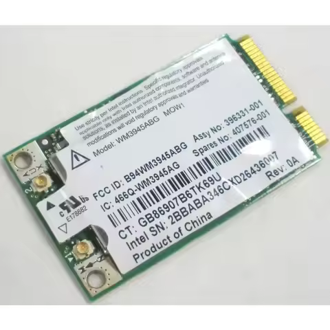 Wireless Adapter Card for Intel WM3945ABG 3945abg 3945 802.11 mini PCI-E wireless card 407576-001 fo