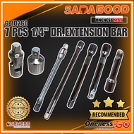 "SADAGOOD - 7 PCS 1/4" DR.EXTENSION BAR G-10260"