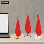 CHiWANji Flag Holder Table -Flag -Stand -Extension Desktop Small Table Flag Stand
