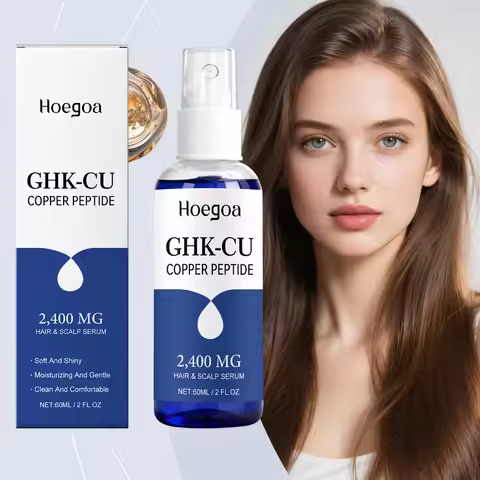 Copper Peptide Hair and Scalp Serum, Lightweight, Moisturizing, Refreshing, Non-Greasy, Everyday Car
