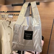 日本 TOKYO SHIBUYA POUCH Shine 軟包 手挽袋 購物袋 (銀色) Japan Tote Bag (Silver) (L size) 現貨