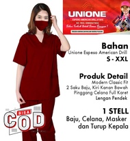 Baju Ok Medis Lengan Pendek Wanita / Pria, Seragam Baju OKA, Baju oka perawat wanita, Baju Seragam p