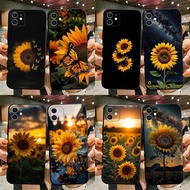 TK-1 Beautiful Yellow Sunflower Phone Case For iPhone  17，15,14,13,12,11,Plus,Pro Max,XS,X,XR,SE,Min