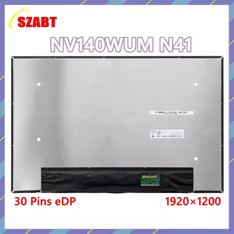 14" Laptop LCD Screen NV140WUM N41 NV140WUM-N41 For HP ZBook Firefly 14 G7 HP EliteBook 840 G9 G10 D
