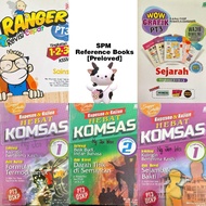 Second hand Komsas Form 1 Reference Books Buku Rujukan PT3