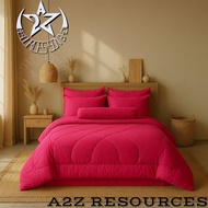 BED SHEET SET 7IN1 READY STOCK SIZE KING /QUEEN AND SINGALE