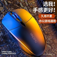 Rainbow Silver usb Computer Business Luminous Mouse g2Diao Office Wired Accessories In Stock I486