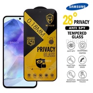 LAYAR Tempered Glass Anti Spy 28 ° Samsung A15 4G 5G A25 A35 A55 A16 A26 A36 A56 A17 A14 A24 A34 A54