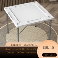 NEW Qijilu Mahjong Table Foldable Dining Table Household Multi-Functional Small Chess and Card Table Simple Hand Rub P