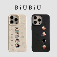 Compatible with iphone 16 Pro Max 15 Casing Crayon Shin-chan Daily Status List 11 12 13 14 Pro 7 8 P