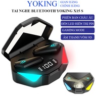 Tai nghe bluetooth thể thao gaming Yoking X15 X15 S tai phone không dây chơi game độ trễ thấp điều k