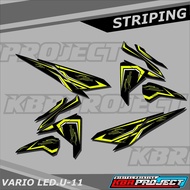 VARIO LED STRIPING STICKER - VARIO LED STRIPING STICKER CODE U-11 TRANSPARENT HOLOGRAM
