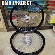 [1.60x18 HUB ALLOY] Y15/LC135/Y125Z/LCV8/Y16 ALLOY RIM HUB ALLOY SPRINT COMPLATE SET ( BELAKANG DISC