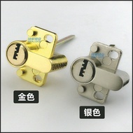Four-Hole Room Door Lock Cylinder with Tail Lock Cylinder Indoor Wooden Door Single Tongue Four-Hole