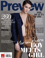 PREVIEW Magazine November 2012 MARIAN RIVERA