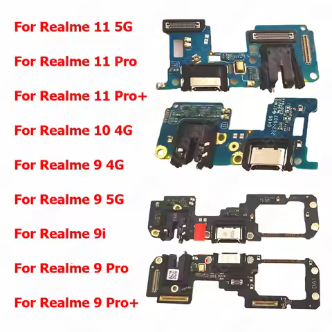 Charge Board For Realme 11 5G 10 4G 9i 9 Pro Plus Pro+ Charging Port Usb Connector PCB Dock Plate So