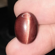 MATA natural Tiger Cat Eye Dim: 15.7 x 11.8 x 5mm 7.5Ct Super Sharp Laser Oval Cabochon Cat Eye NTD 