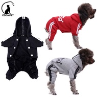 Macacão Clothing for Dogs Sports Cats Dogs Sweatshirt Puppies Winter Coat with Hood NTZ7