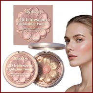 Highlighter Makeup Powder 3.5g Glitter Contour Base Flower Art Design Highlight Makeup for Women Lad