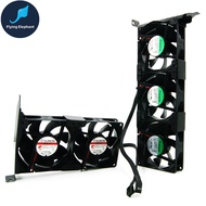 VGA COOLER GPU Cooling Fan 8025 PCI GPU Companion 2 Fans &amp; 3 Fans Optional