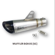 51MM SC Project Muffler Box Z250 NINJA 250 R25 V1 V2 MT 25