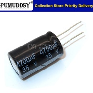 5PCS  35V4700UF 18*30mm 4700UF 35V 18*30 Electrolytic capacitor New original
